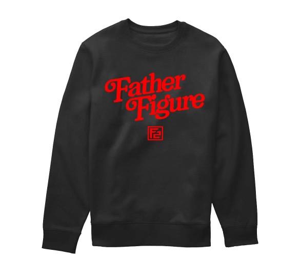 Cozy vintage F2 "Father Figure" sweatshirt in soft cotton, showcasing a classic design ideal for chilly Fall or Winter days.