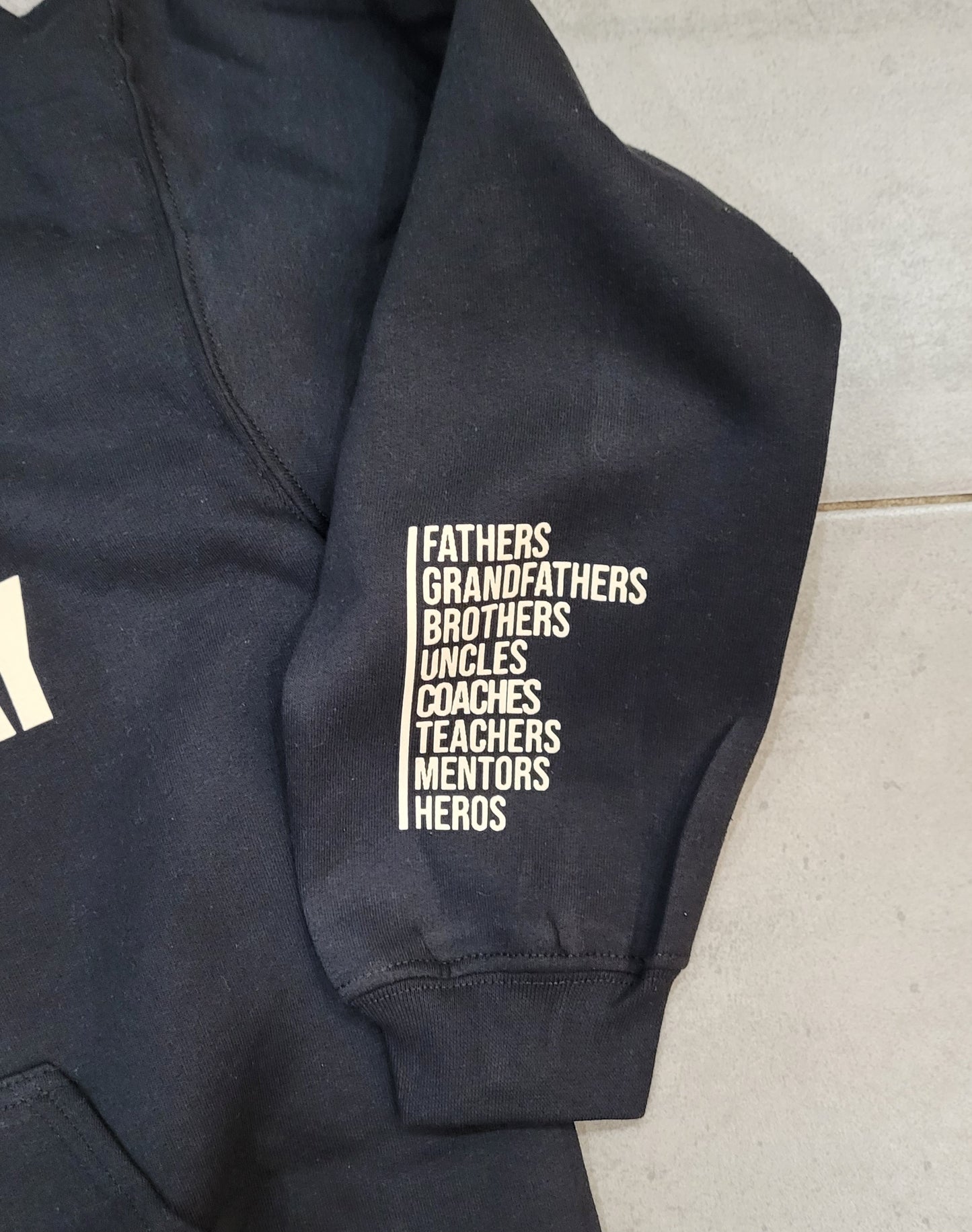 Cozy Fall/Winter F2 C&C "EVERYDAY" hoodie in soft cotton, featuring a heartfelt "EVERYDAY is Father's Day" design.