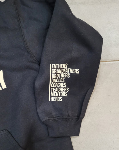 Cozy Fall/Winter F2 C&C "EVERYDAY" hoodie in soft cotton, featuring a heartfelt "EVERYDAY is Father's Day" design.