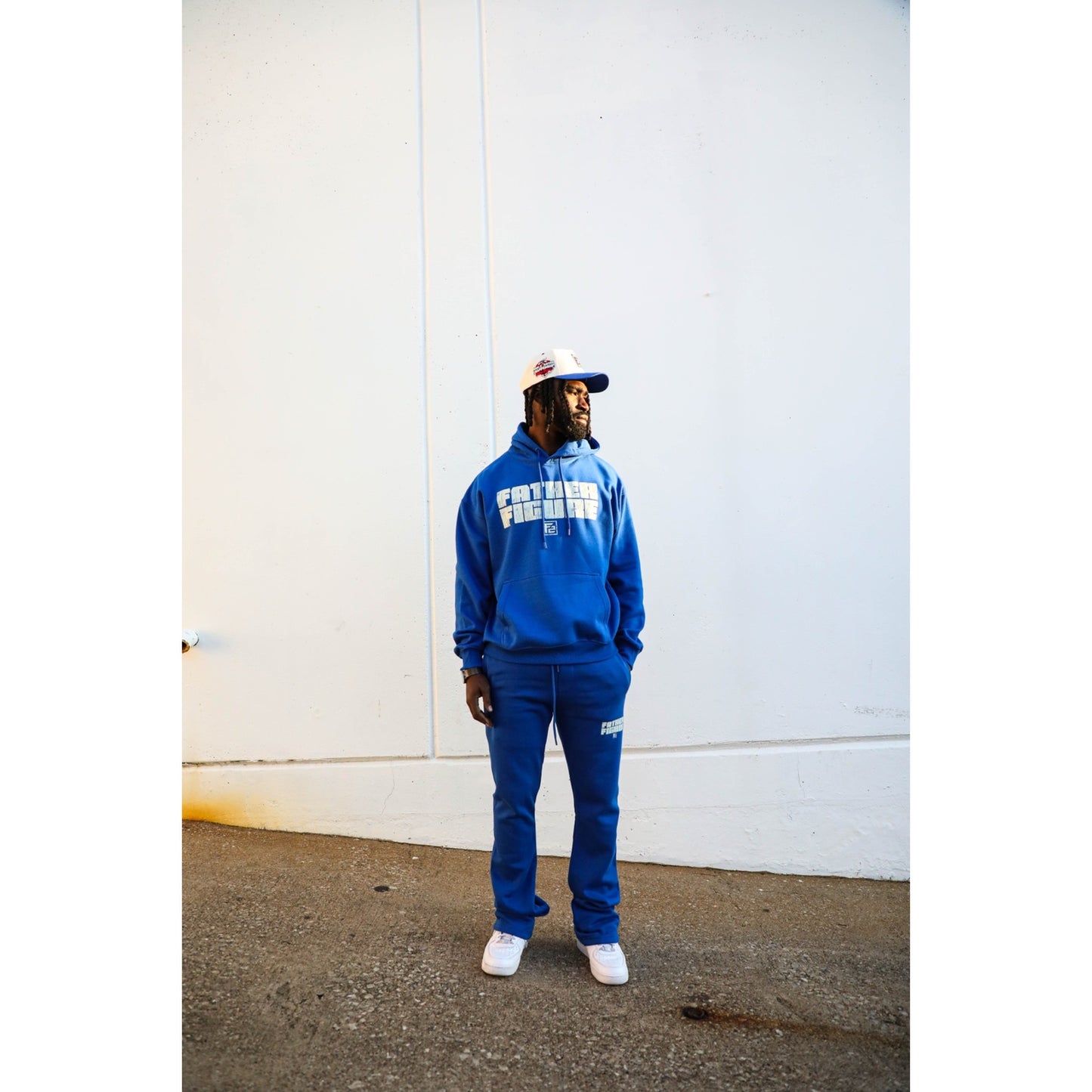 Father Figure Royal Blue Hoodie & Jogger Set