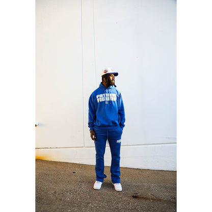 Father Figure Royal Blue Hoodie & Jogger Set