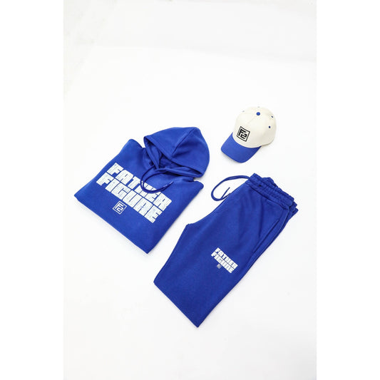 Father Figure Royal Blue Hoodie & Jogger Set