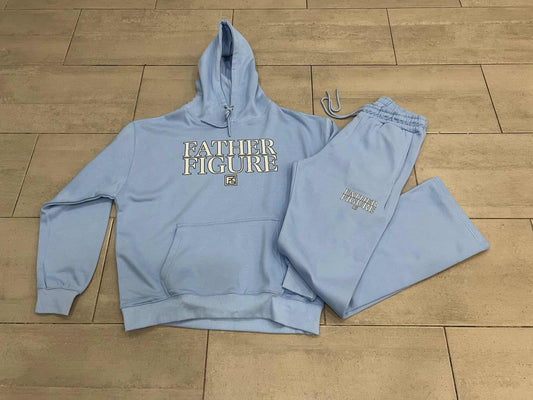 Stacked Jogger Set; Carolina Blue