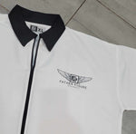 F2 "CarHop" oversized multi-use zipper shirt