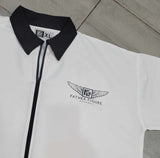 F2 "CarHop" oversized multi-use zipper shirt
