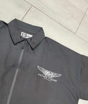 F2 "CarHop" oversized multi-use zipper shirt
