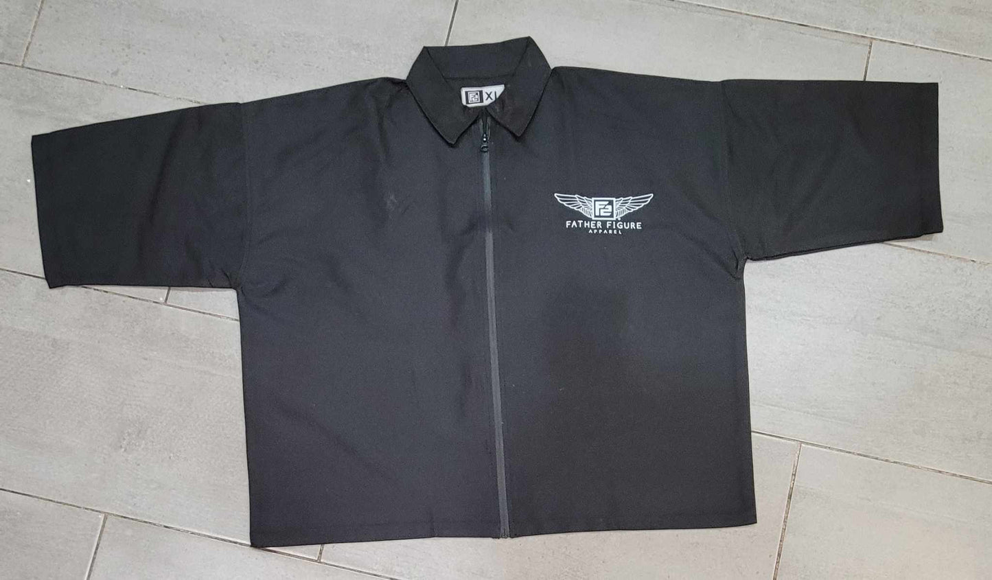 F2 "CarHop" oversized multi-use zipper shirt