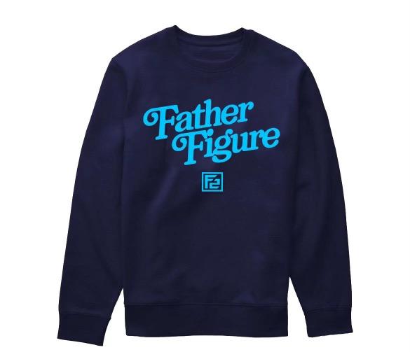 Cozy vintage F2 "Father Figure" sweatshirt in soft cotton, showcasing a classic design ideal for chilly Fall and Winter days.