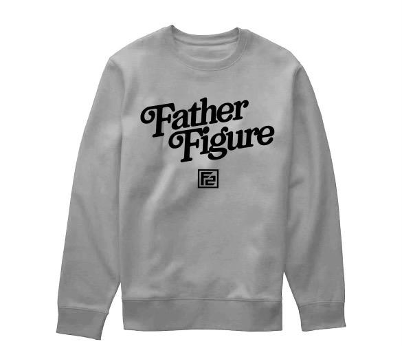 Cozy vintage F2 "Father Figure" sweatshirt in soft cotton, showcasing a classic design ideal for Fall and Winter vibes.
