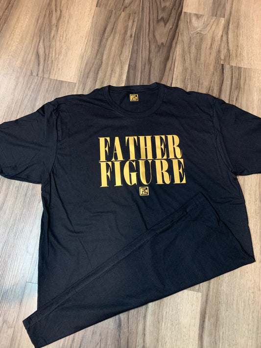 Stylish Classic “Gold” Father Figure print showcasing bold, proud text design in a fresh, eye-catching style.