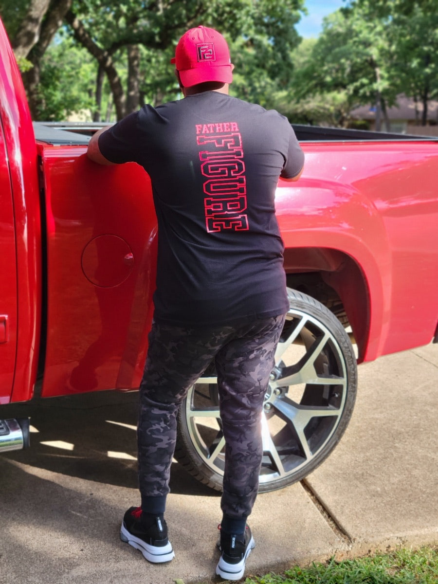 The F2 “Varsity” tee (Blk/Red)